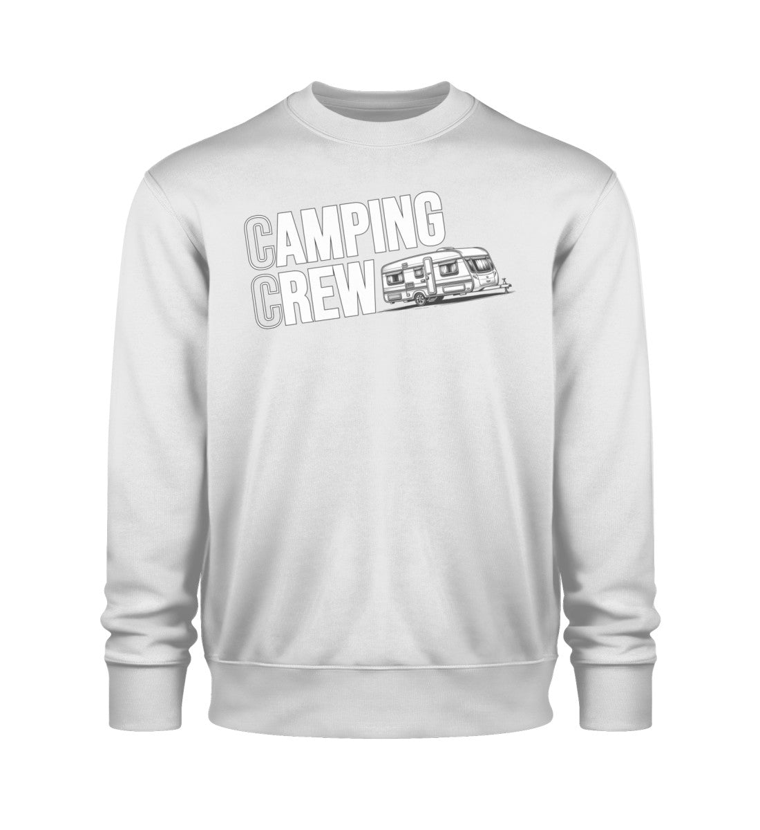 Wohnwagen Camping Crew - Herren Organic Sweatshirt - LazyDonkeyDesign 