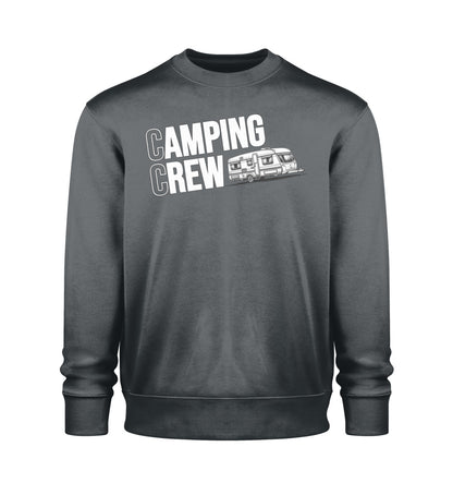 Wohnwagen Camping Crew - Herren Organic Sweatshirt - LazyDonkeyDesign 