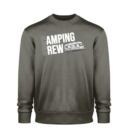 Wohnwagen Camping Crew - Herren Organic Sweatshirt - LazyDonkeyDesign 