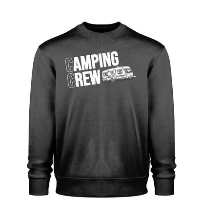 Wohnwagen Camping Crew - Herren Organic Sweatshirt - LazyDonkeyDesign 