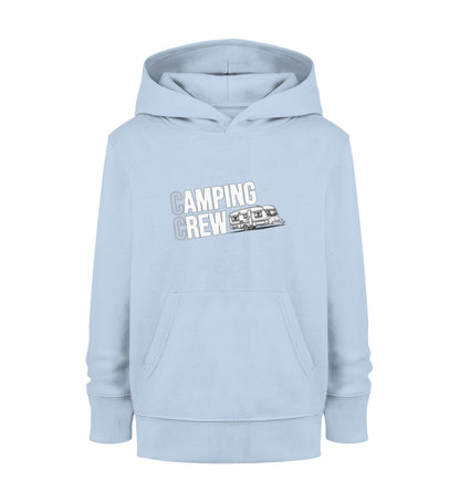 Wohnwagen Camping Crew - Kinder Organic Hoodie - LazyDonkeyDesign 