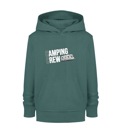Wohnwagen Camping Crew - Kinder Organic Hoodie - LazyDonkeyDesign 
