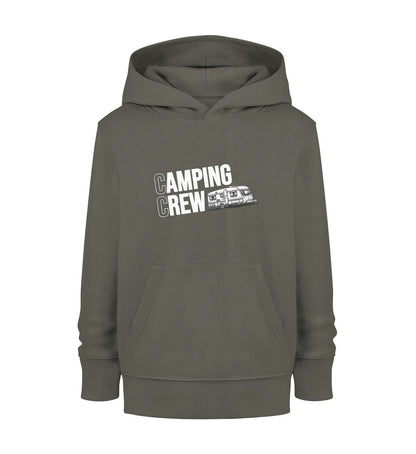 Wohnwagen Camping Crew - Kinder Organic Hoodie - LazyDonkeyDesign 