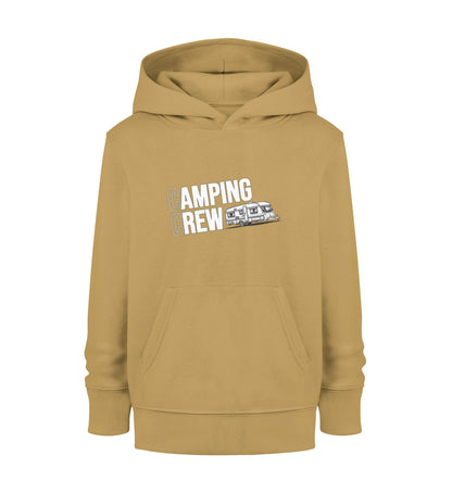 Wohnwagen Camping Crew - Kinder Organic Hoodie - LazyDonkeyDesign 