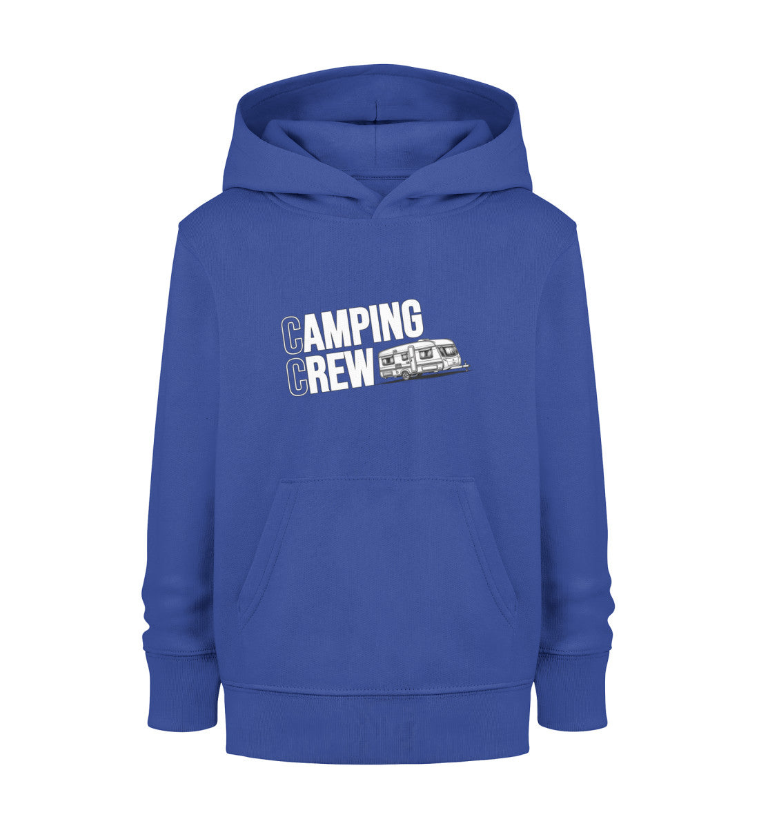 Wohnwagen Camping Crew - Kinder Organic Hoodie - LazyDonkeyDesign 