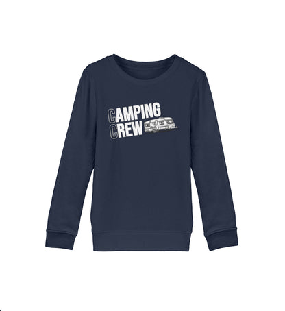 Wohnwagen Camping Crew - Kinder Organic Sweatshirt - LazyDonkeyDesign 