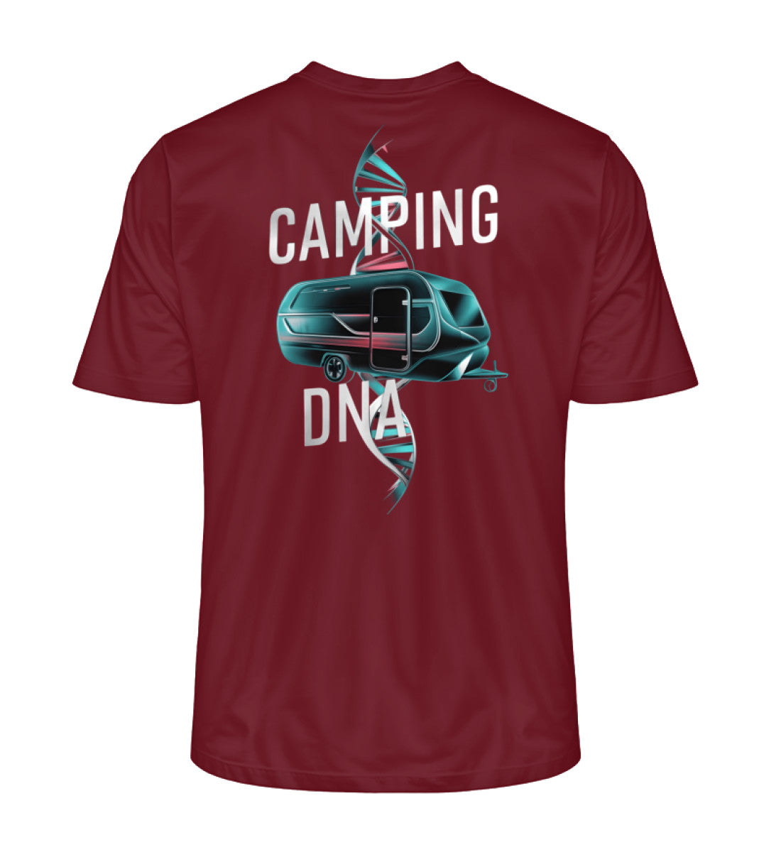 Wohnwagen Camping DNA - Herren Organic Shirt - LazyDonkeyDesign 