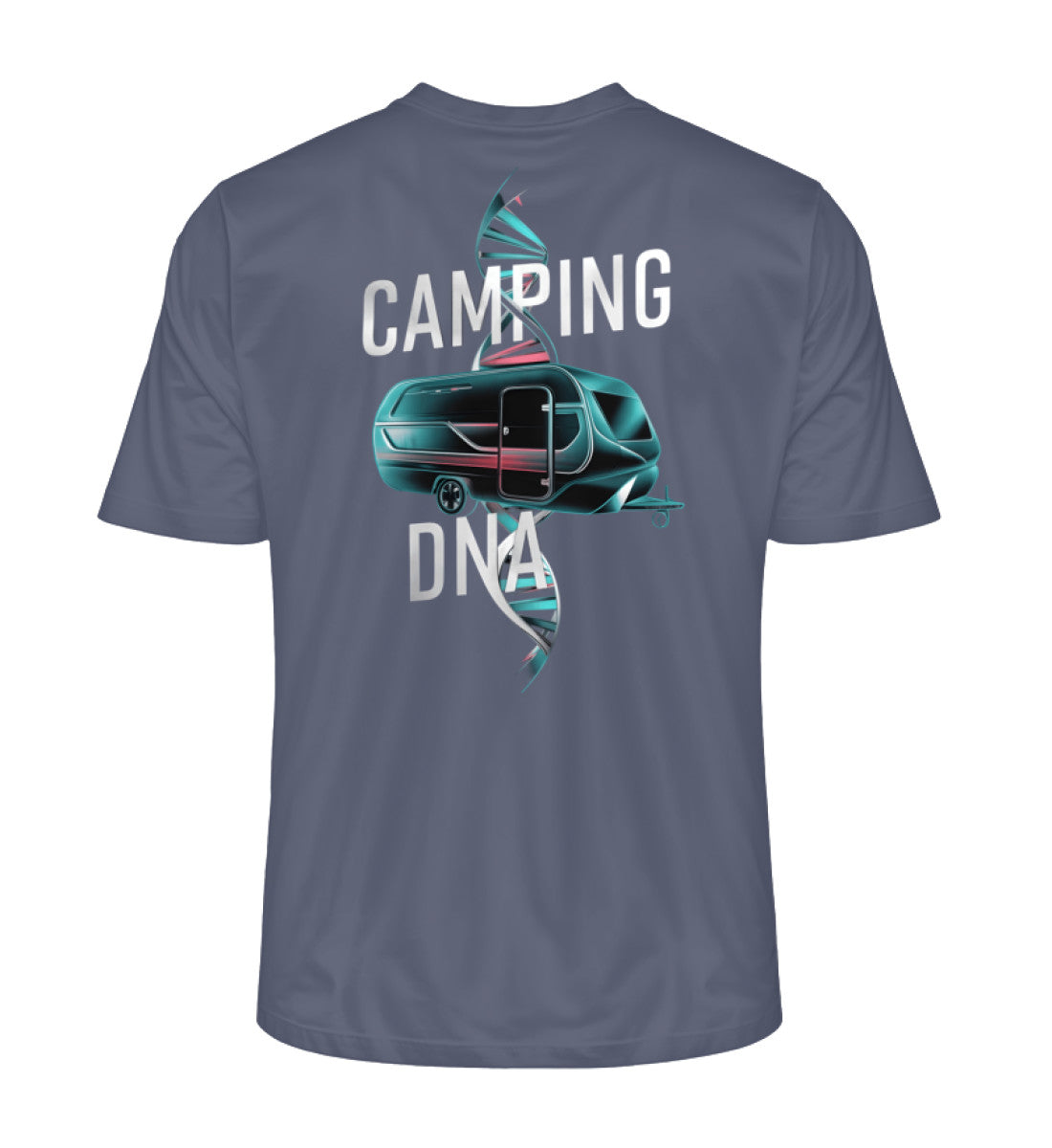 Wohnwagen Camping DNA - Herren Organic Shirt - LazyDonkeyDesign 