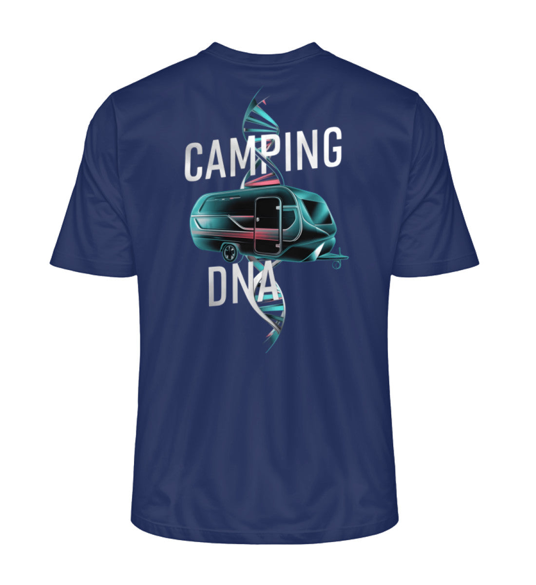 Wohnwagen Camping DNA - Herren Organic Shirt - LazyDonkeyDesign 