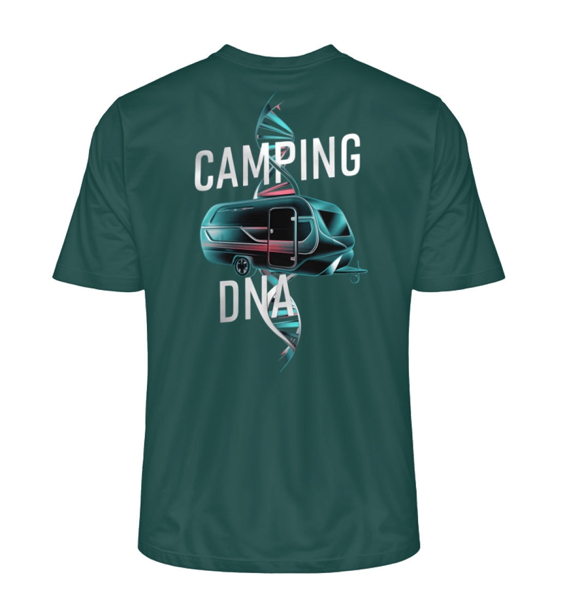 Wohnwagen Camping DNA - Herren Organic Shirt - LazyDonkeyDesign 