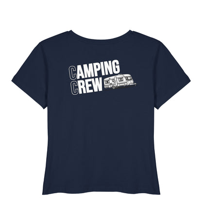 Wohnwagen Camping Crew - Damen Organic T-Shirt - Rückenmotiv - LazyDonkeyDesign 