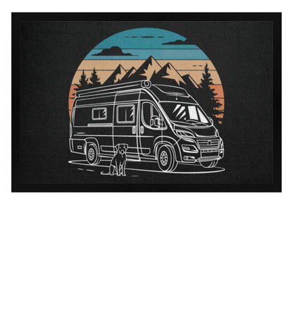 Vanlife mit Hund - Camping Fußmatte - LazyDonkeyDesign 