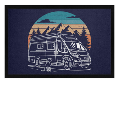 Vanlife mit Hund - Camping Fußmatte - LazyDonkeyDesign 