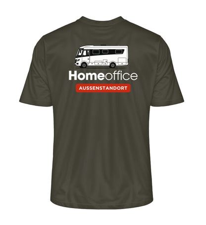 Vollintegriert Homeoffice - Herren Organic T-Shirt - Rückendruck - LazyDonkeyDesign 