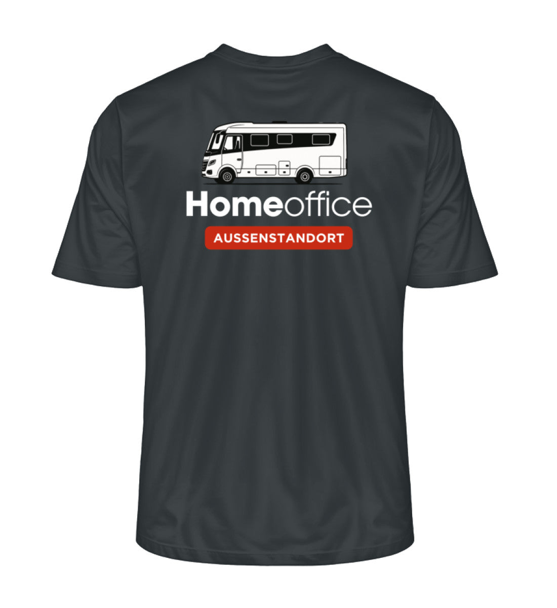 Vollintegriert Homeoffice - Herren Organic T-Shirt - Rückendruck - LazyDonkeyDesign 