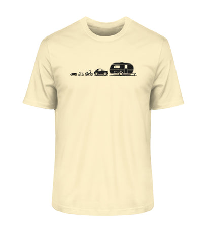 Evolution Wohnwagen - Herren Organic Shirt - LazyDonkeyDesign 