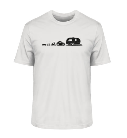 Evolution Wohnwagen - Herren Organic Shirt - LazyDonkeyDesign 