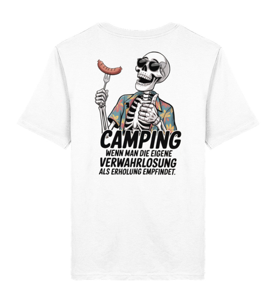 Camping Verwahrlosung - Herren Organic T-Shirt - LazyDonkeyDesign 