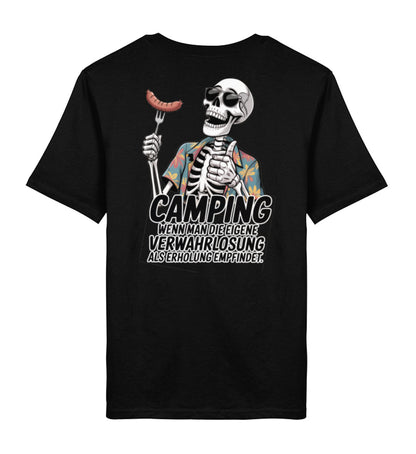 Camping Verwahrlosung - Herren Organic T-Shirt - LazyDonkeyDesign 