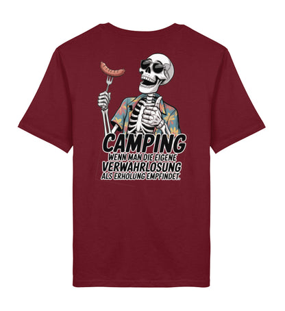 Camping Verwahrlosung - Herren Organic T-Shirt - LazyDonkeyDesign 