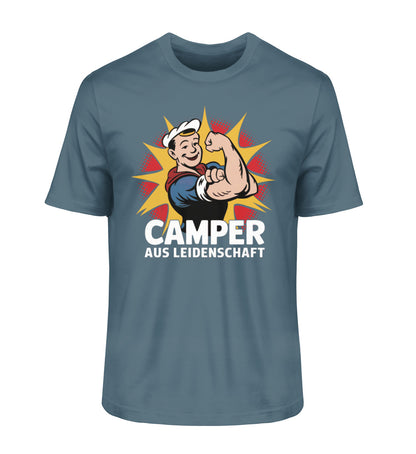 Camper aus Leidenschaft - Herren Organic Shirt - LazyDonkeyDesign 