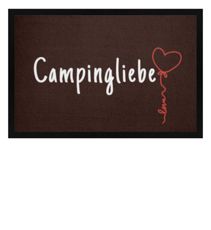 Campingliebe Herz - Camping Fußmatte - LazyDonkeyDesign 