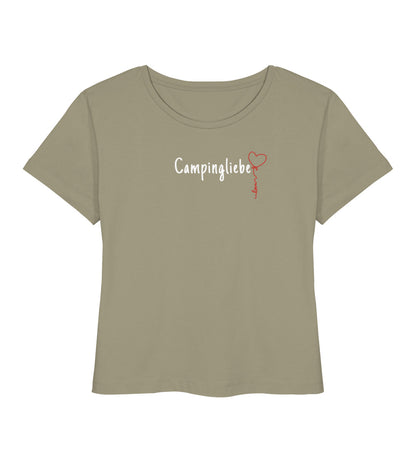 Campingliebe Ballon - Damen Organic T-Shirt - LazyDonkeyDesign 