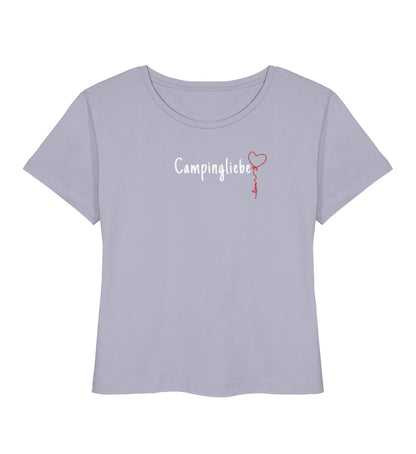 Campingliebe Ballon - Damen Organic T-Shirt - LazyDonkeyDesign 