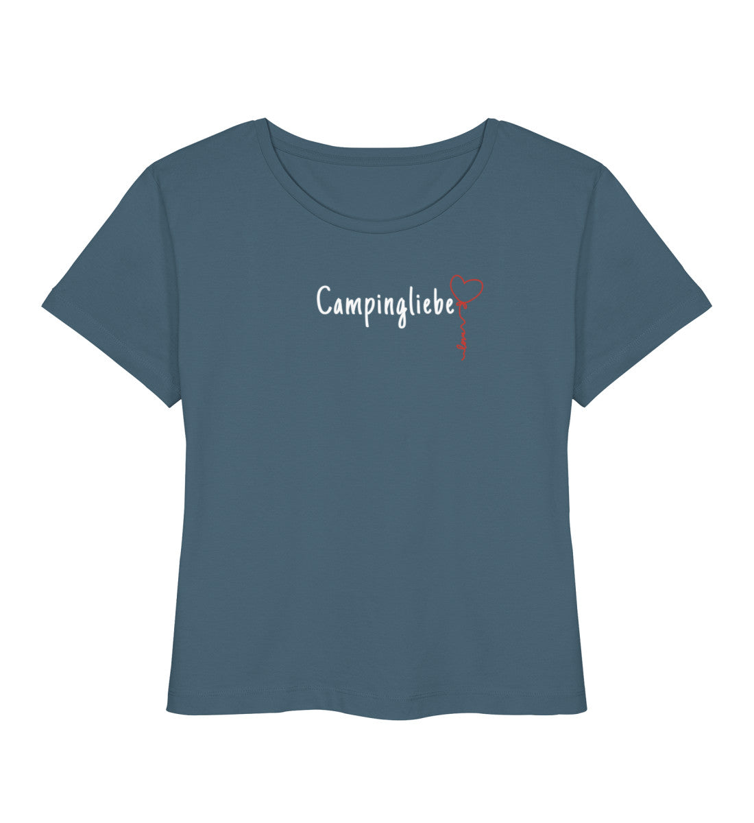 Campingliebe Ballon - Damen Organic T-Shirt - LazyDonkeyDesign 