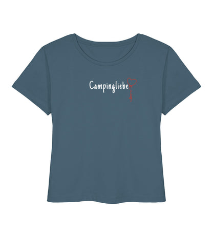 Campingliebe Ballon - Damen Organic T-Shirt - LazyDonkeyDesign 