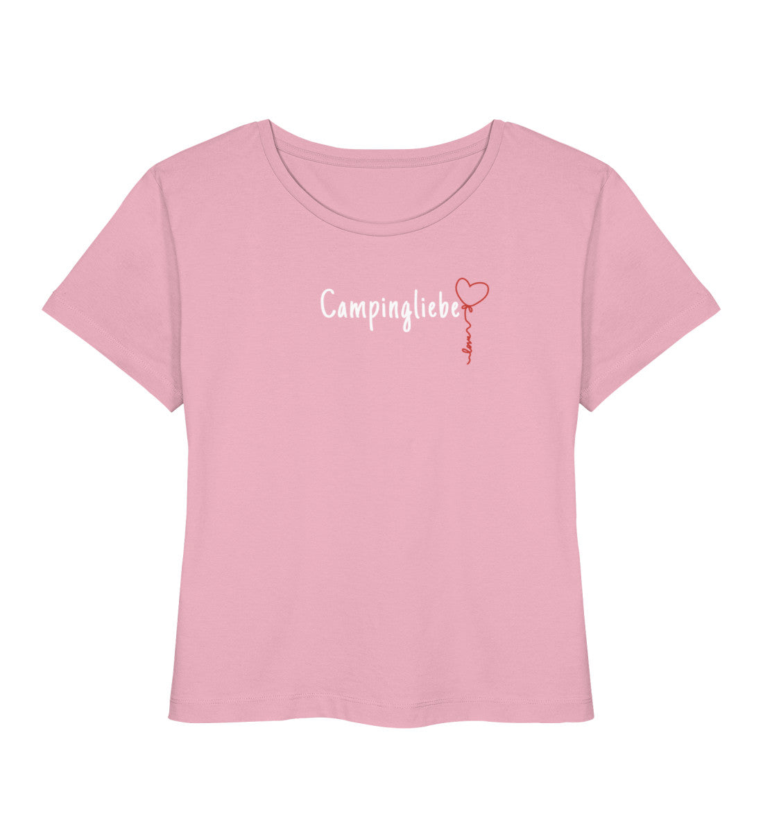 Campingliebe Ballon - Damen Organic T-Shirt - LazyDonkeyDesign 