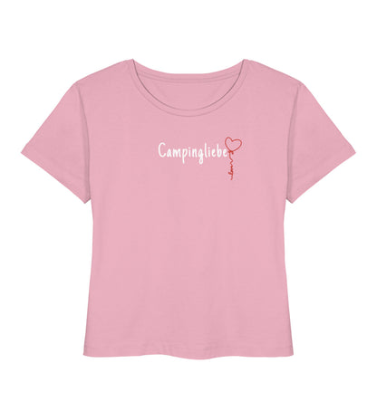Campingliebe Ballon - Damen Organic T-Shirt - LazyDonkeyDesign 