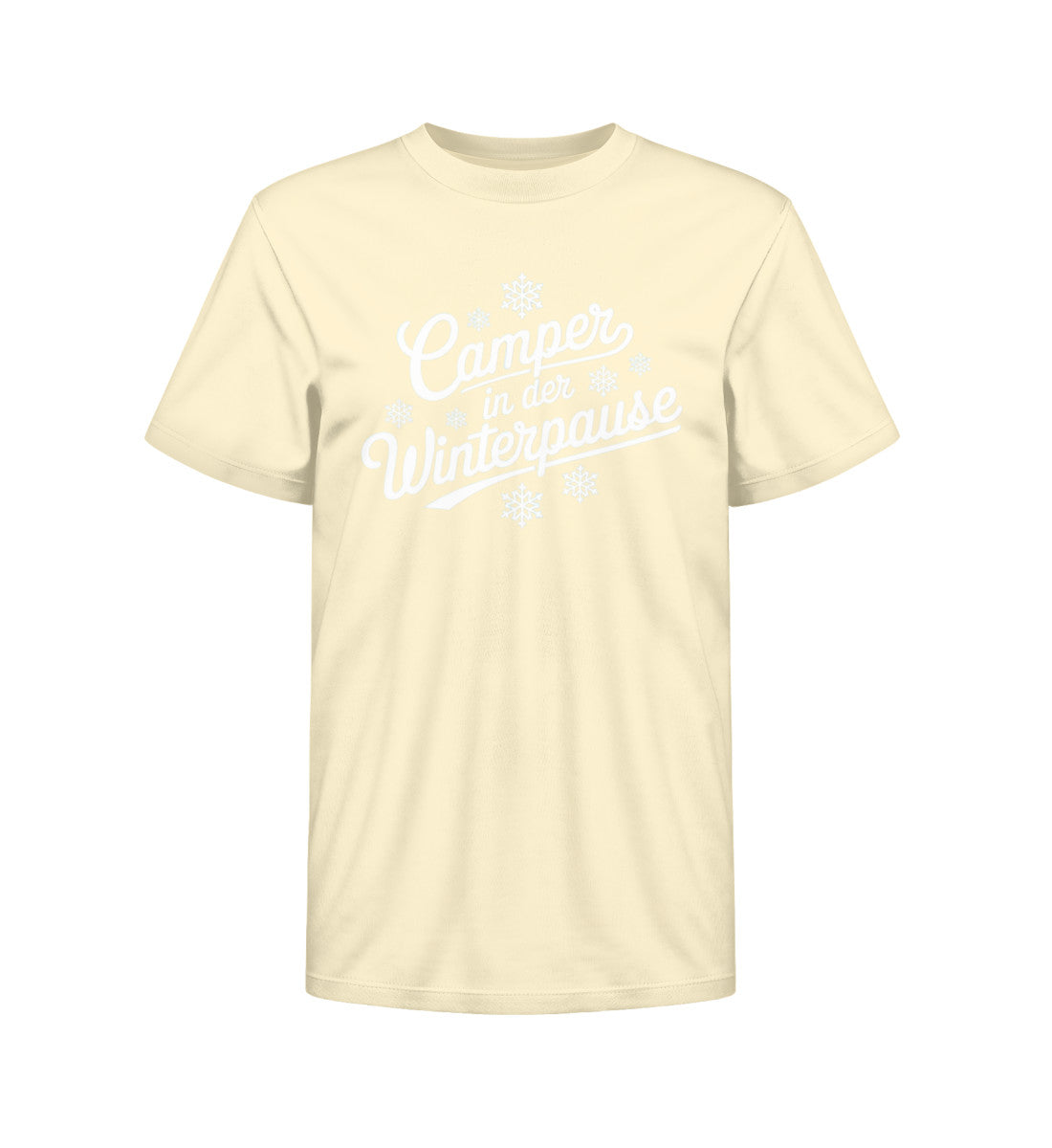 Camper im Winter - Kinder Organic Shirt - LazyDonkeyDesign 