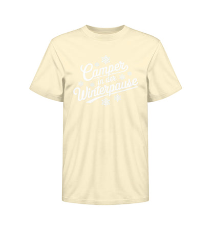 Camper im Winter - Kinder Organic Shirt - LazyDonkeyDesign 