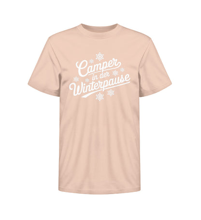 Camper im Winter - Kinder Organic Shirt - LazyDonkeyDesign 