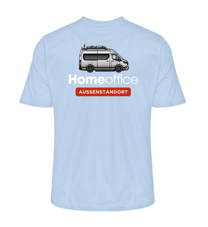 Vanlife Homeoffice - Herren Organic Shirt - Rückendruck - LazyDonkeyDesign 