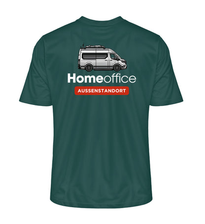 Vanlife Homeoffice - Herren Organic Shirt - Rückendruck - LazyDonkeyDesign 