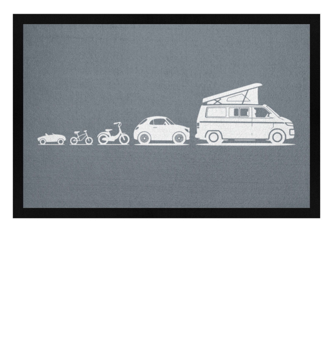 Evolution Bulli - Camping Fußmatte - LazyDonkeyDesign 