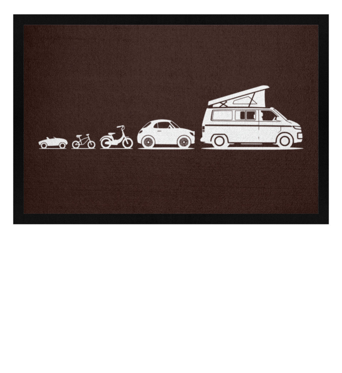 Evolution Bulli - Camping Fußmatte - LazyDonkeyDesign 