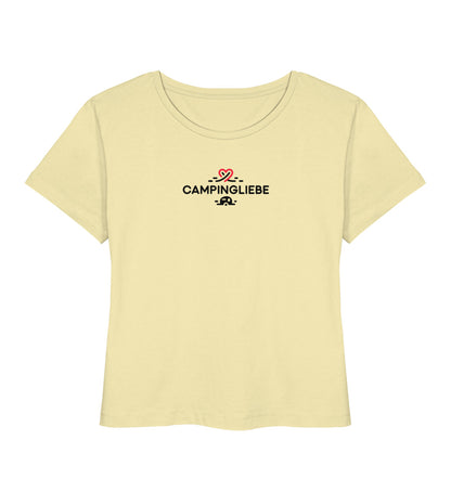 Wohnwagen Campingliebe - Damen Organic T-Shirt - LazyDonkeyDesign 