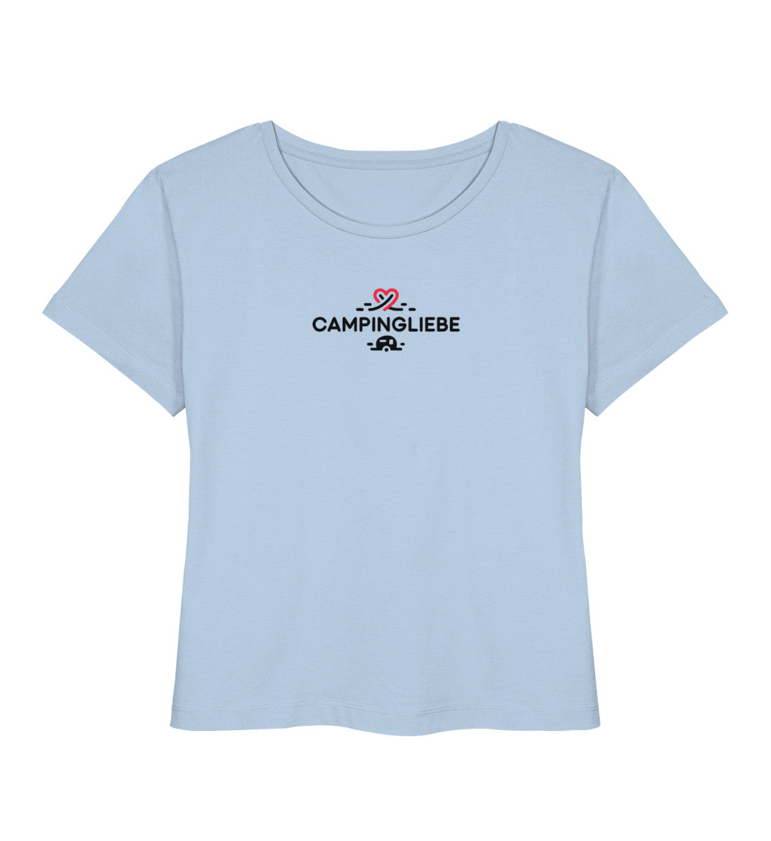 Wohnwagen Campingliebe - Damen Organic T-Shirt - LazyDonkeyDesign 