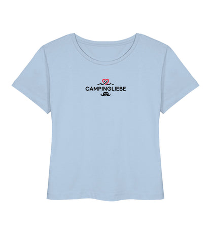 Wohnwagen Campingliebe - Damen Organic T-Shirt - LazyDonkeyDesign 