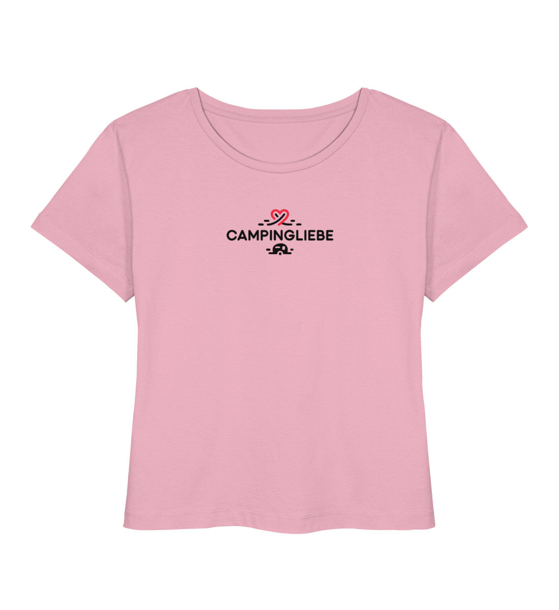 Wohnwagen Campingliebe - Damen Organic T-Shirt - LazyDonkeyDesign 