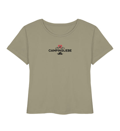 Wohnwagen Campingliebe - Damen Organic T-Shirt - LazyDonkeyDesign 