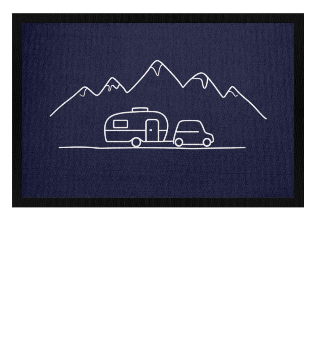Keep it simple - Camping Fußmatte - LazyDonkeyDesign 