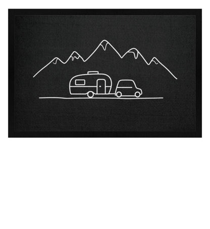 Keep it simple - Camping Fußmatte - LazyDonkeyDesign 