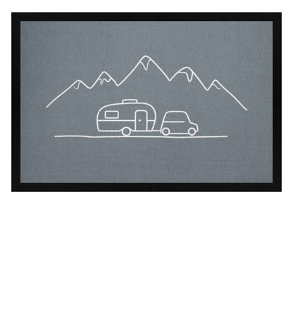 Keep it simple - Camping Fußmatte - LazyDonkeyDesign 