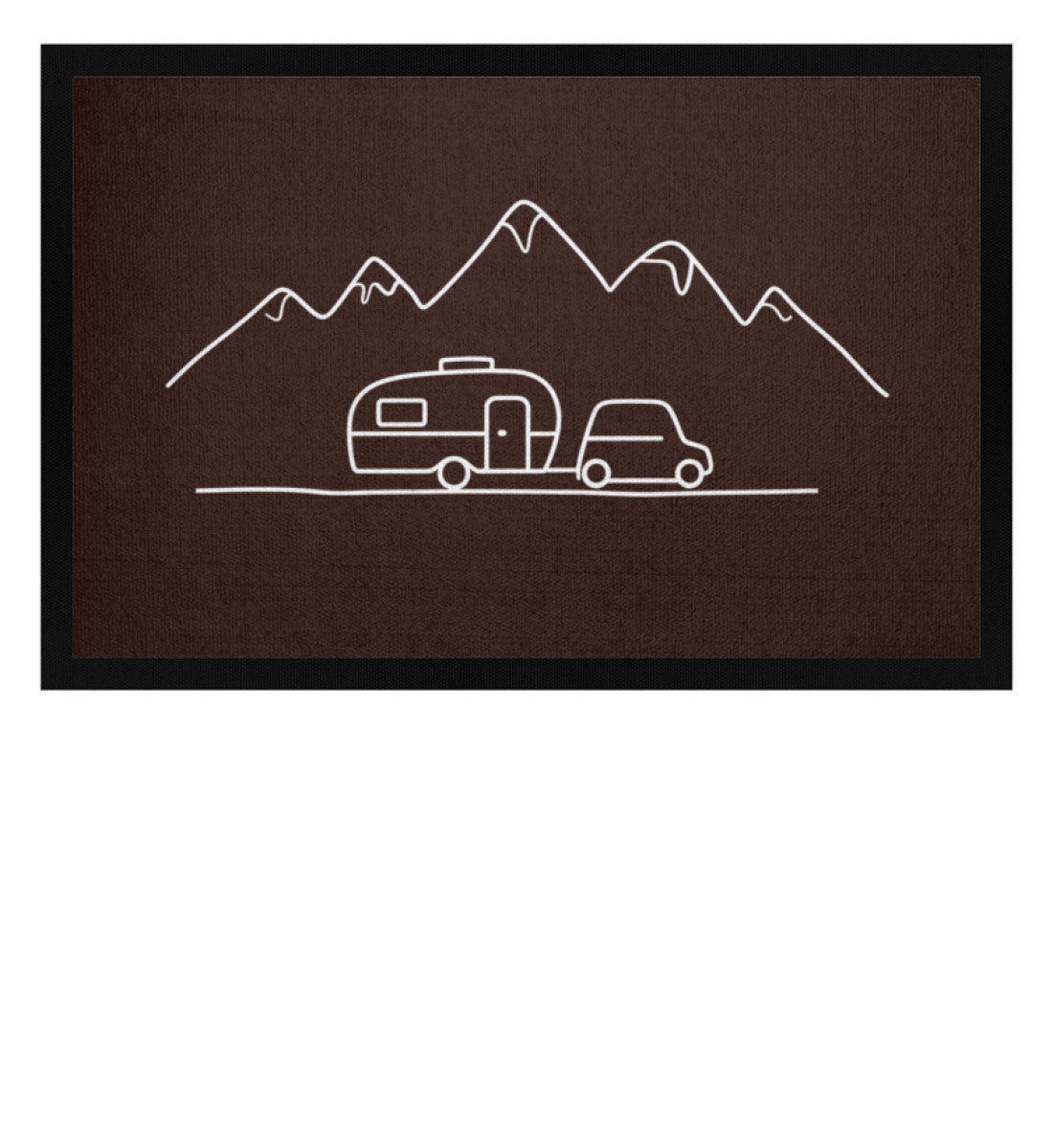 Keep it simple - Camping Fußmatte - LazyDonkeyDesign 
