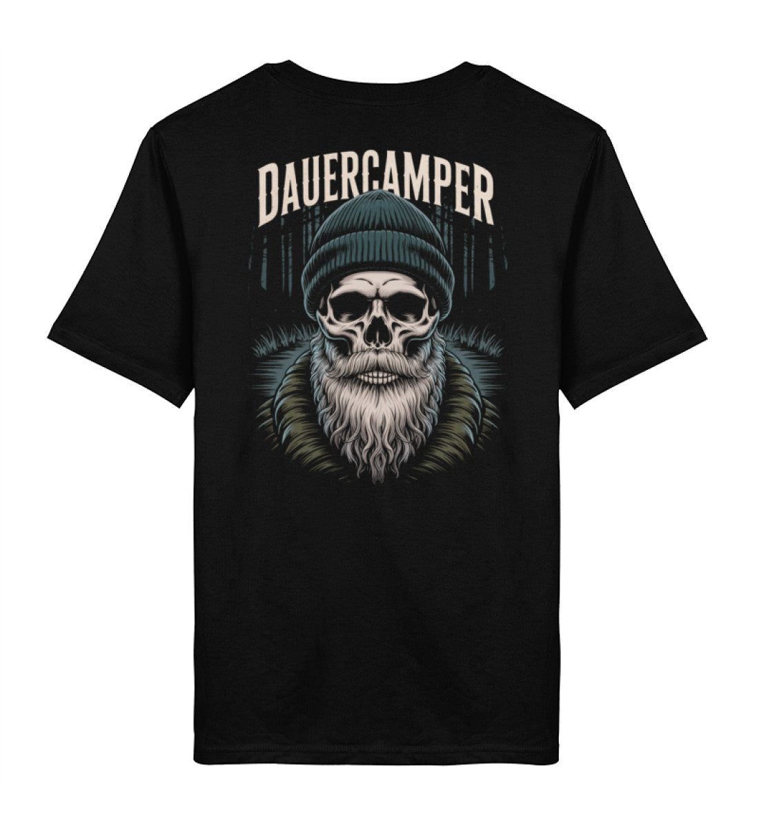 Dauercamper - Herren Organic T-Shirt - LazyDonkeyDesign 