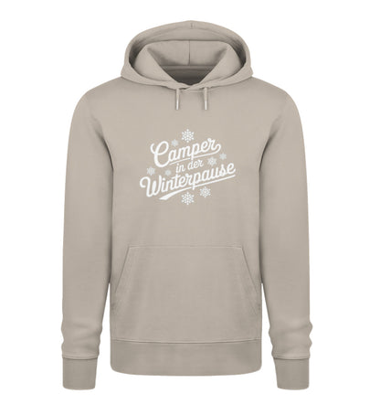 Camper im Winter - Damen Organic Hoodie - LazyDonkeyDesign 
